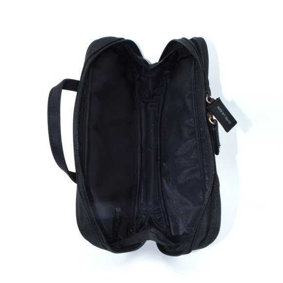 Vintage Estee Lauder Cosmetic Makeup Bag Black - Picture 8 of 10